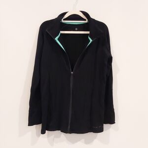 Free Fly Performance Bamboo Apparel Black Zip Up Jacket